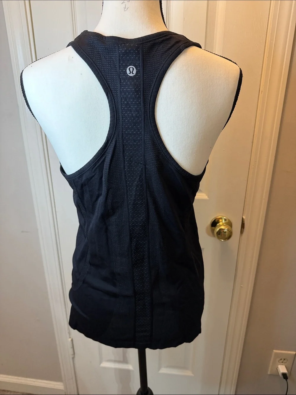 lululemon athletica Black Racerback Tank Top